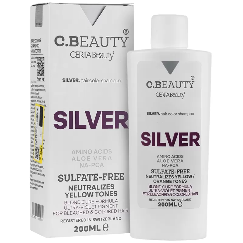 شامپو رنگساژ سیلور سریتا