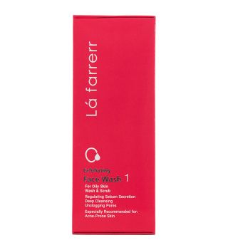ژل شستششو صورت پوست چرب لافارر 1