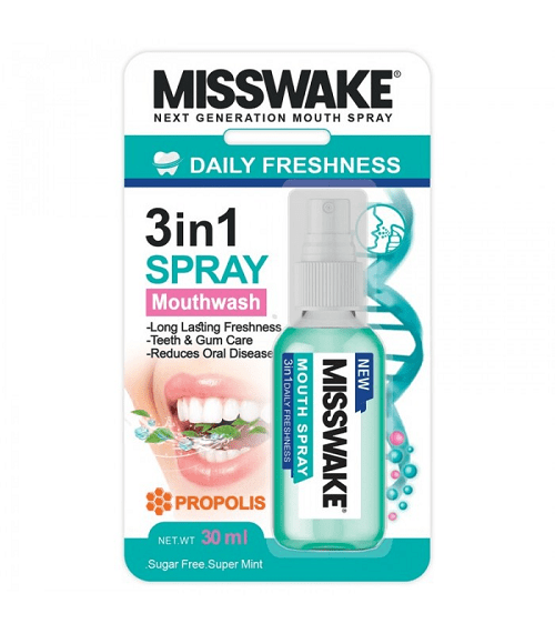 دهانشویه خوشبو کننده حاوی عصاره پروپولیس با طعم نعنا میسویک