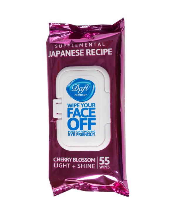 دستمال مرطوب پاک کننده آرایش دور چشم و صورت دافی