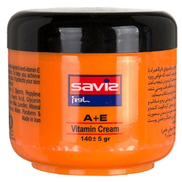 کرم نرم کننده و مرطوب کننده دست و صورت حاوی ویتامین A E‏ ساویز