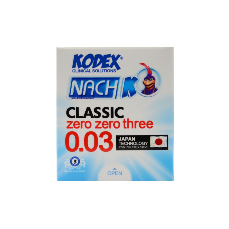 کاندوم فوق العاده نازک کدکس بسته 3 عددی