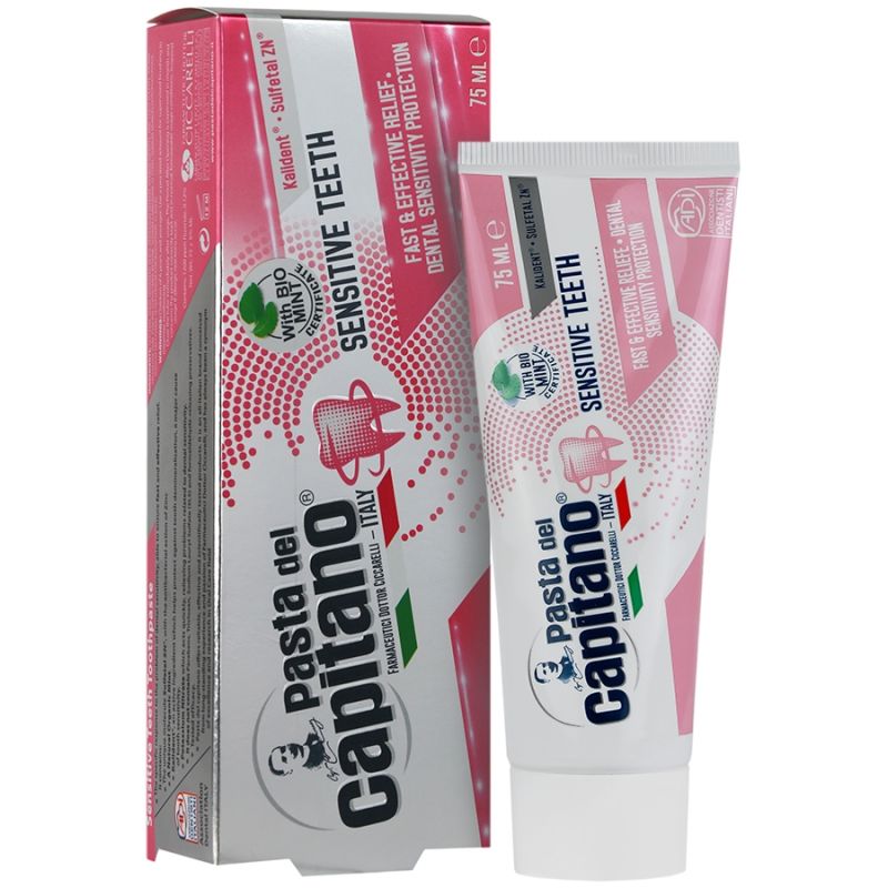 خمیر دندان مناسب دندان های حساس پاستا دل کاپیتانو 