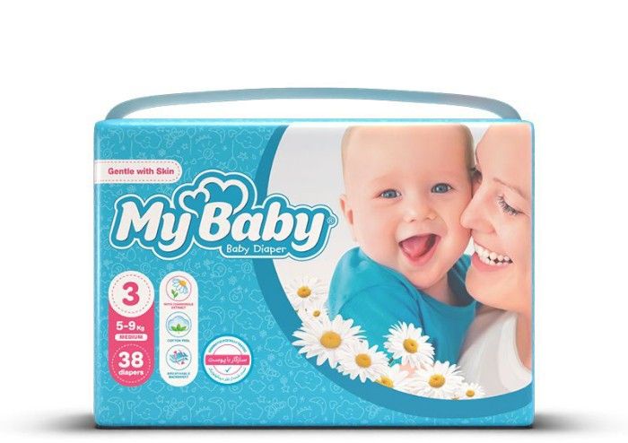 مای بیبی سایز 3 مناسب 5 تا 9 کیلوگرم 38 تایی