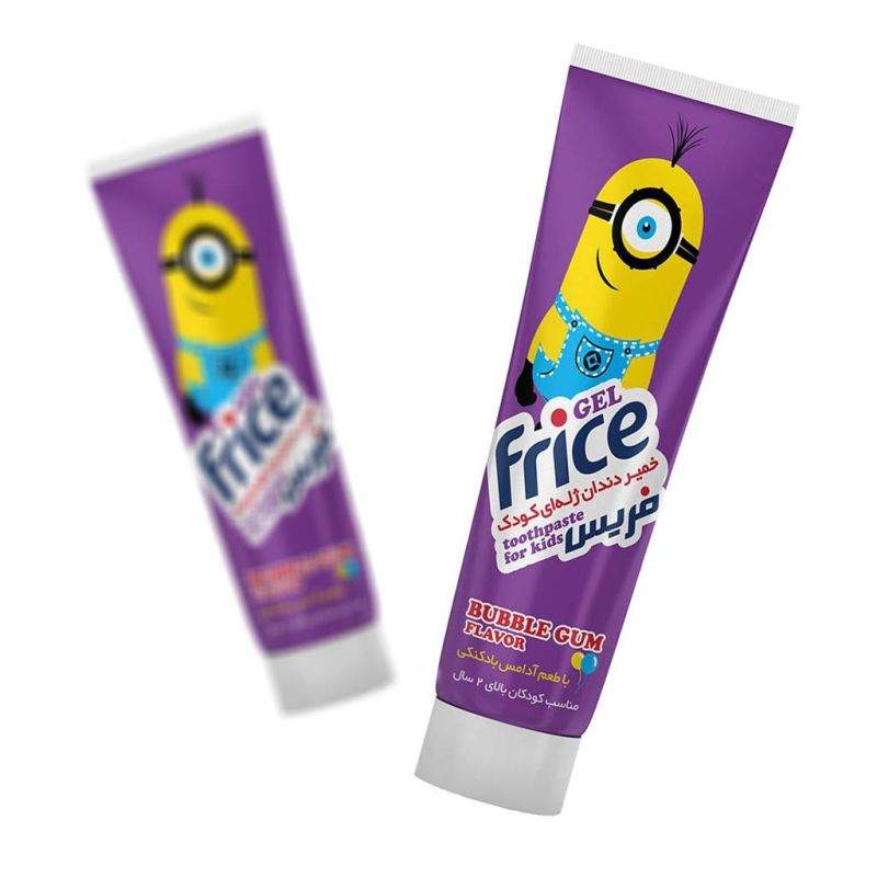 خمیر دندان کودک فریس با طعم آدامس بادکنکی 