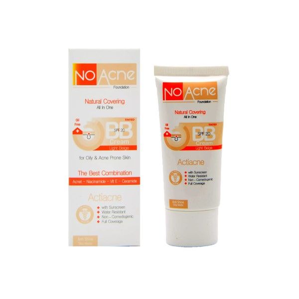 کرم ضد آفتاب بی بی کرم بژ روشن نو آکنه