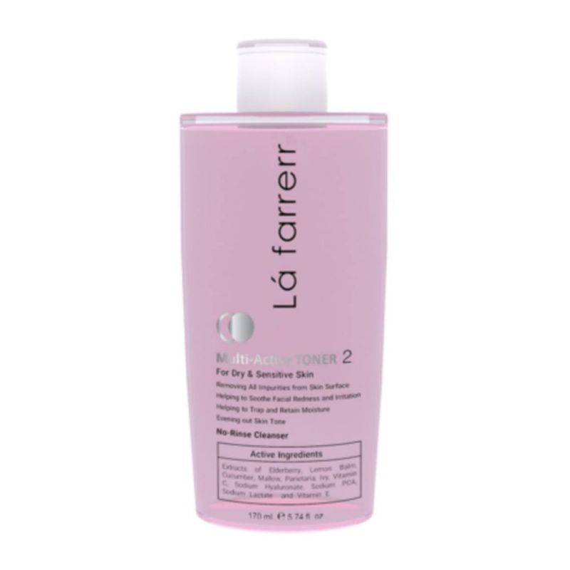 تونر مولتی اکتیو برای پوست های خشک و حساست لافارر