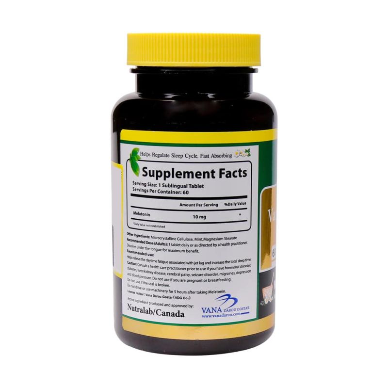 قرص زیر زبانی واناتونین گلد 10 نورم لایف