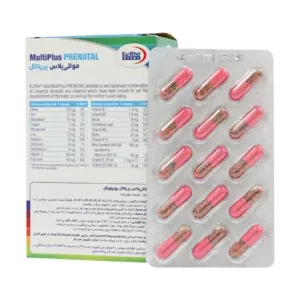 کپسول مولتی پلاس پریناتال یوروویتال 60 عدد