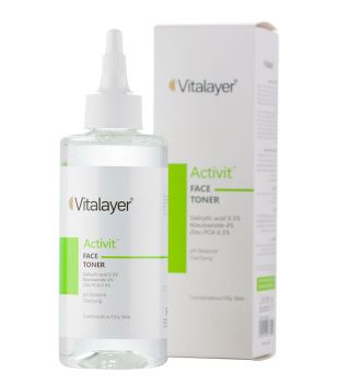 تونر ویتالایر پوست چرب مدل اکتی ویت حجم 200 میلی لیتر