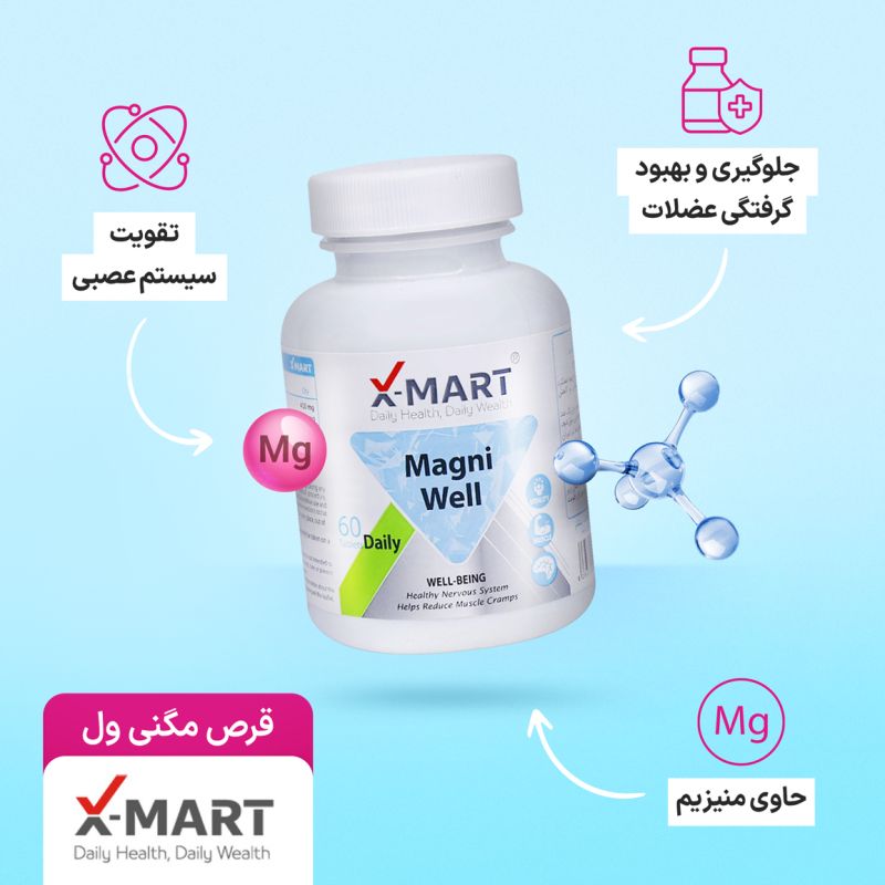 قرص مگنی ول ایکس مارت بسته 30عددی