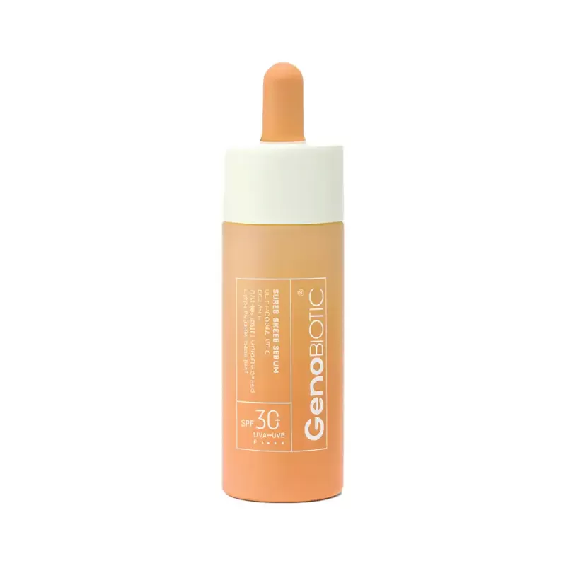 سرم ضد آفتاب صورت و گردن SPF30 ژنوبایوتیک 30 میلی لیتر