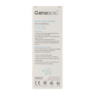 کرم ضد آفتاب رنگی ژنوبایوتیک مدل SunoGen با SPF50 حجم 50 میلی لیتر
