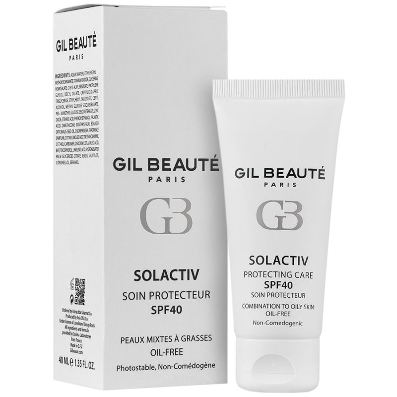 کرم ضد آفتاب سل اکتیو پوست چرب SPF40 بی رنگ ژیل بوته