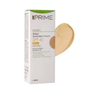 کرم ضد آفتاب رنگی spf 60 پوست مختلط تا چرب پریم