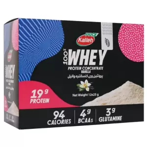 ساشه پروتئین وی کاله  بسته 12 عددی