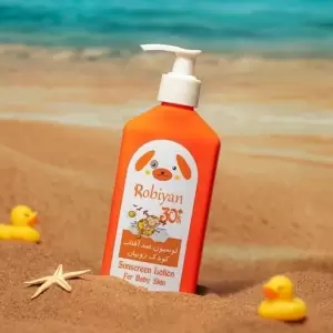 لوسیون ضد آفتاب کودک SPF30 روبیان ROBIYAN