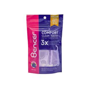 نخ دندان دسته دار 50 عددی کد 3002 بنسر