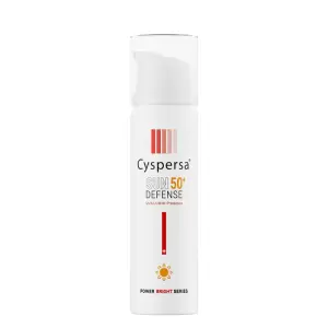 فلوئید ضد آفتاب و ضد لک پاوربرایت SPF50 سیسپرسا – Cyspersa SPF50 Sun Defense Fluid Sunscreen