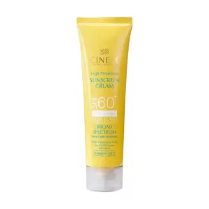 کرم ضد آفتاب SPF60  بدون رنگ سینره مناسب انواع پوست 50 میلی لیتر