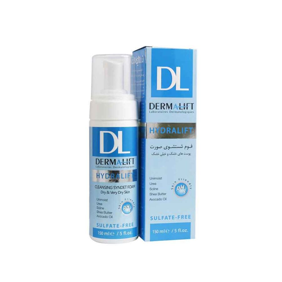 فوم شستشوی صورت پوست های خشک و معمولی درمالیفت