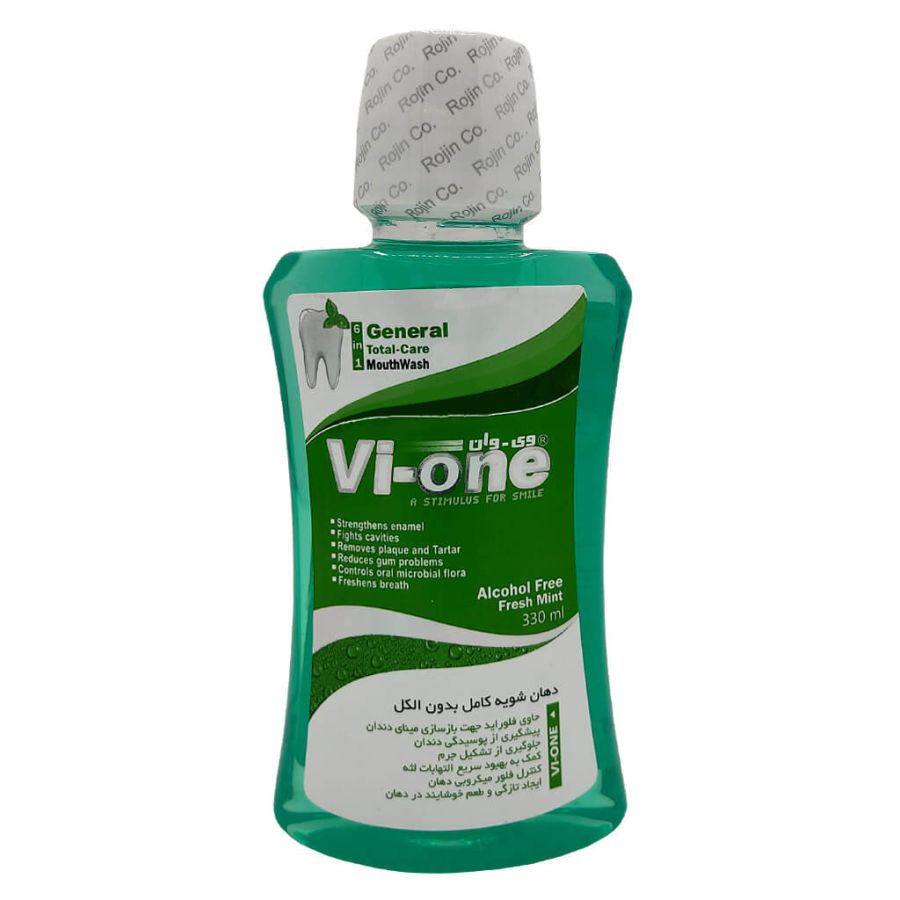 دهانشویه  بدون الکل حاوی فلوراید Vi-one