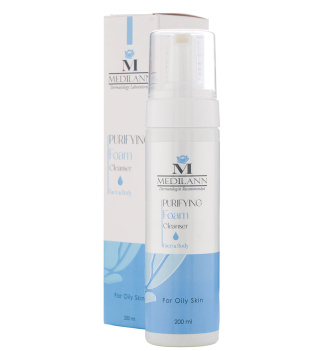 فوم شستشو آبرسان مناسب پوست چرب مدیلن