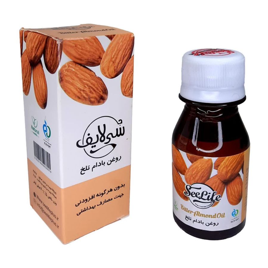 روغن بادام تلخ سی لایف 60 گرمی